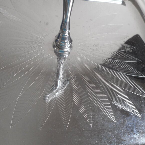 Vintage 1960s Metal Hellerware Tid Bit Tray - Picture 2 of 7